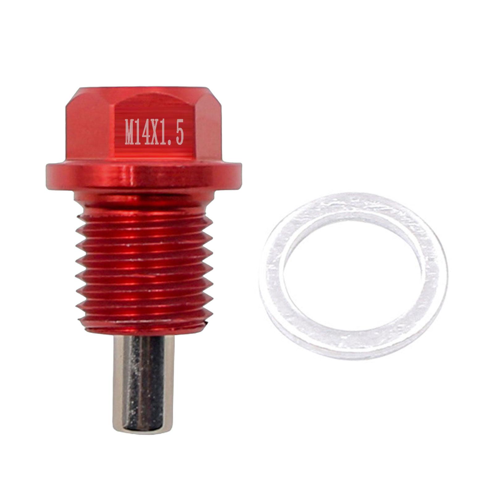 

Oil Drain Plug Replacement Accessories Easy Installation Magnetic Sump Drain Nut Bolt Screw with Crush Washer Gasket