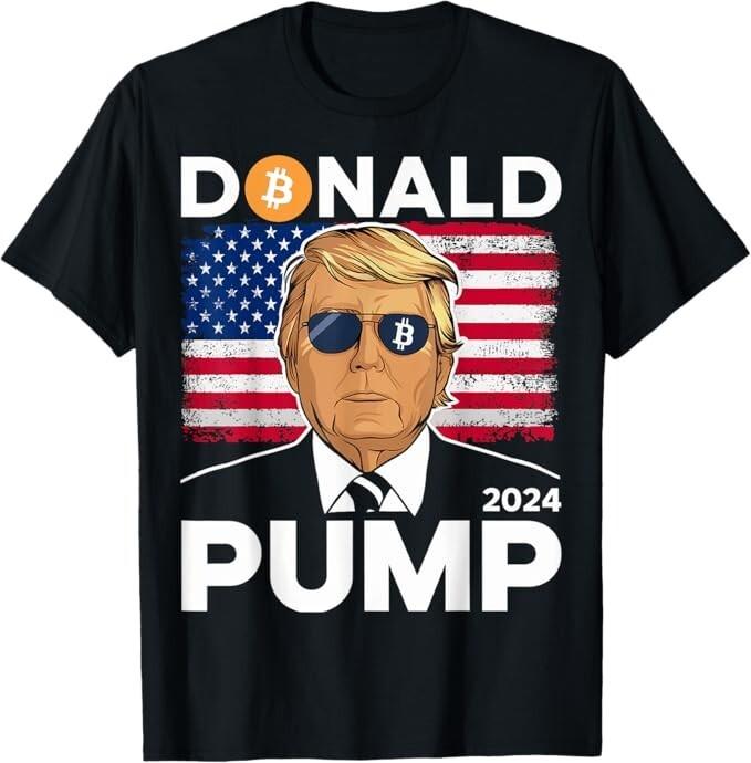 

Donald Pump Bitcoin Funny Trump 2024 Crypto Unisex T-Shirt Unisex T-Shirt L