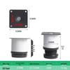 Thickened Stainless Steel Adjustable Cabinet Legs - Furniture, Sofa, Coffee Table Support Legs, Round Tube Design.