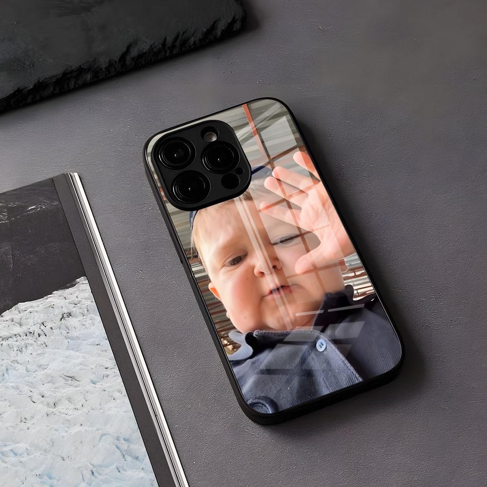 

Funny Hasbulla Phone Case For IPhone 17 Air 16 E Pro Max 15 14 13 Mini 12 Pro 11 Max Plus Black Glass Cover iPhone17 Pro