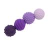 4pcs Silicone Textured Balls Stress Relief Sensory Silicone Ball Toys for Travel Work and Home