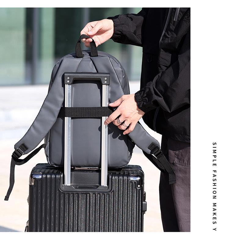 Urban Minimalist Men's Leather Backpack - Southeast Asia Edition