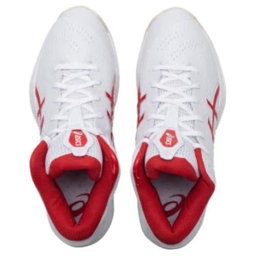 Asics GELHOOP V16 Breathable Mid Top Basketball Shoes Men's White - 1063A090-100