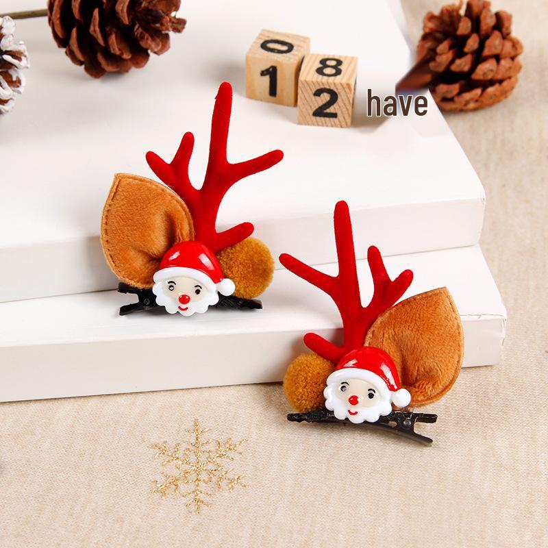 2025 Trendy Christmas Antler Headband for Kids & Adults - Cute Holiday Hair Accessories for Parties