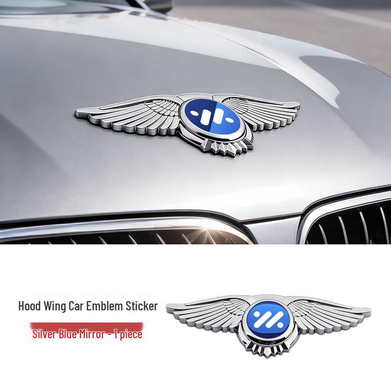 Front Hood Emblem & Wings for IM L6/LS6/L7/LS7 - 3D Decorative Car Sticker