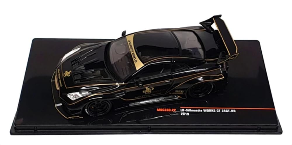 IXO Nissan Miniature Car 1/43 35GT-RR LB Silhouette WORKS JPS (Black)