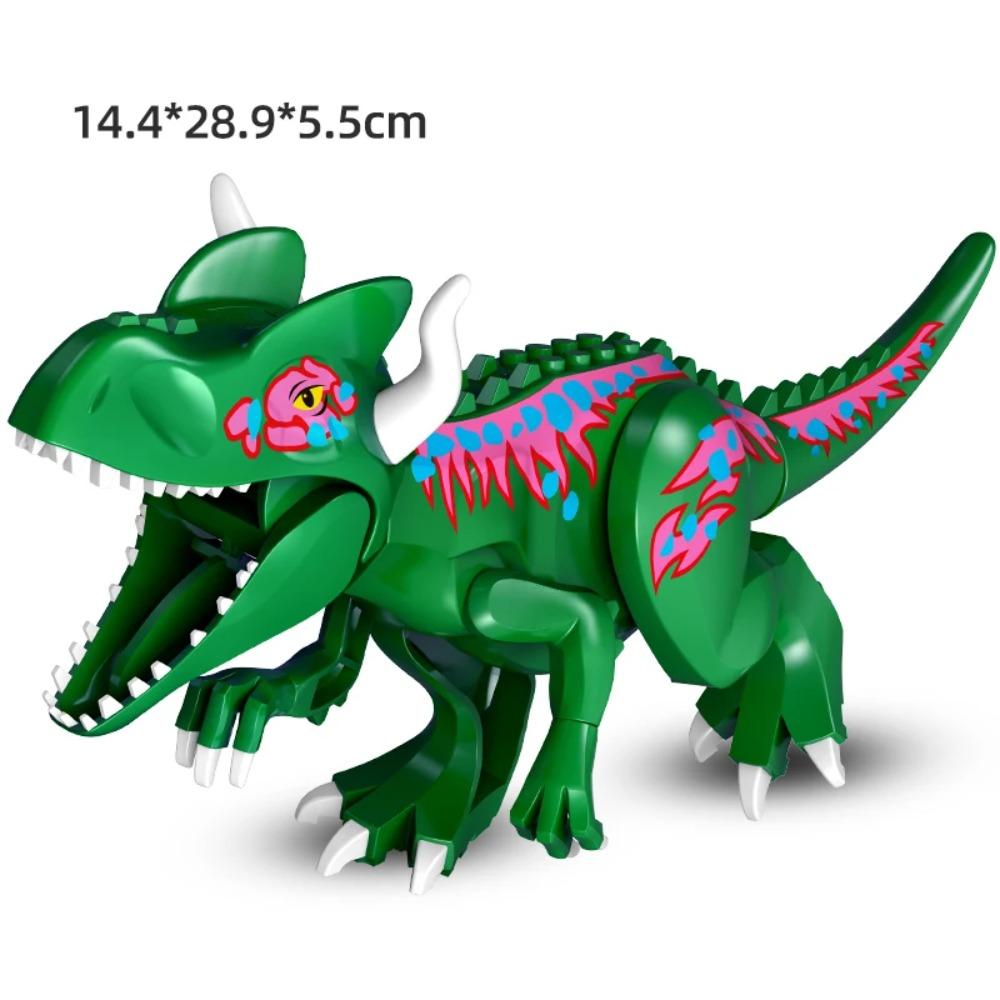 Bloques de Construcción de Dinosaurios Jurásicos Indominus Rex DIY Tamaño Grande Tyrannosaurus Figuras de Acción Modelos Juguetes para Niños Animales Regalos