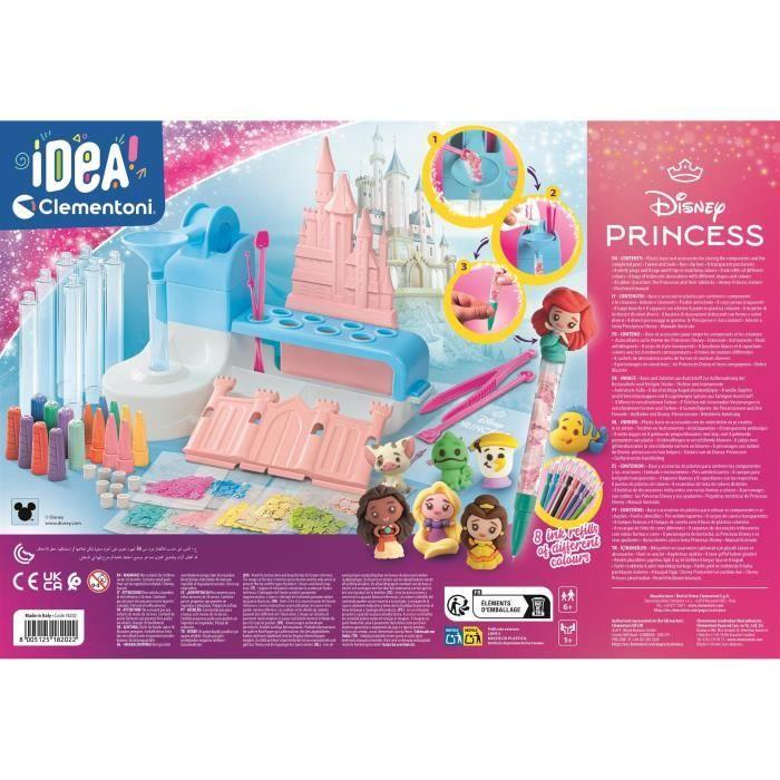 Atelier des Stylos - Clementoni - Coffret Disney Princesses - Crée et personnalise 8 stylos - 50 accessoires inclus - Dès 6 ans
