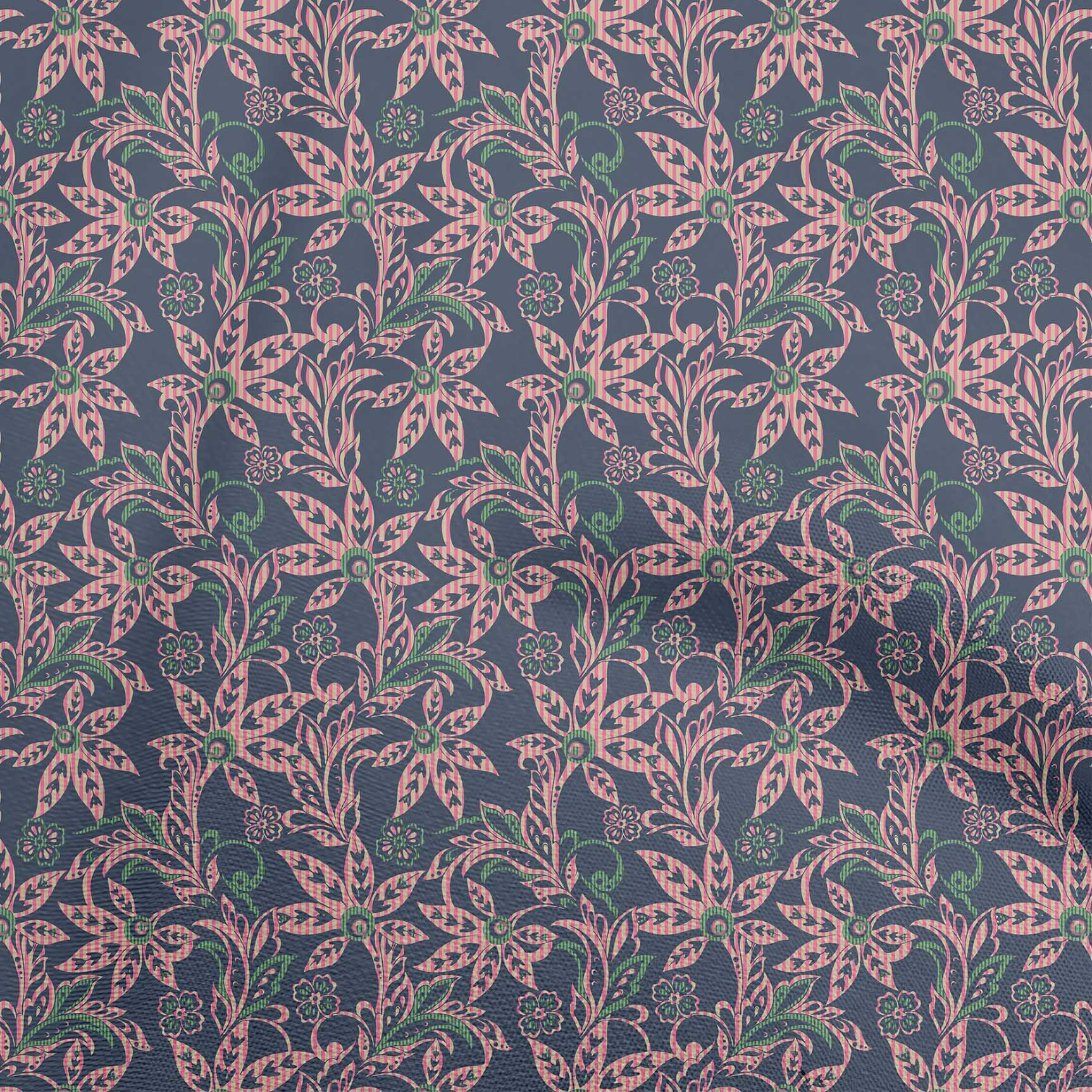 

oneOone Cotton Flex Blue Тканина Дамаск Сукня Тканина Тканина з принтом У дворі 40 дюймів 42 Inch Wide - Viscose Chiffon чирок синього кольору