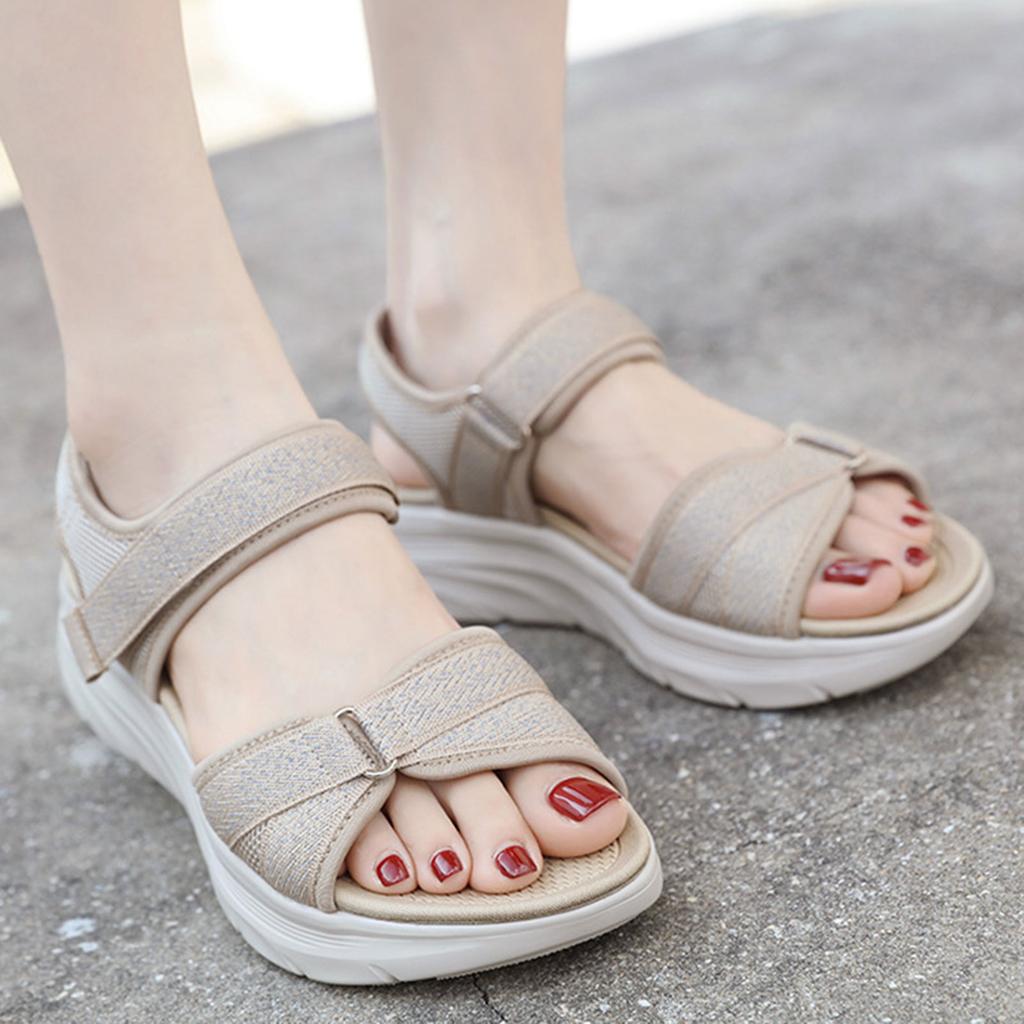 Women'S Flat Sandals Summer Comfortable Walking Sandal Platform Shoes Hiking Shoe Casual Style Accessories Sandalias De TacóN