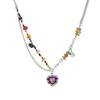 Lightweight Colorful Bead Necklace Comfortable For All Day Wear Trendy Gift