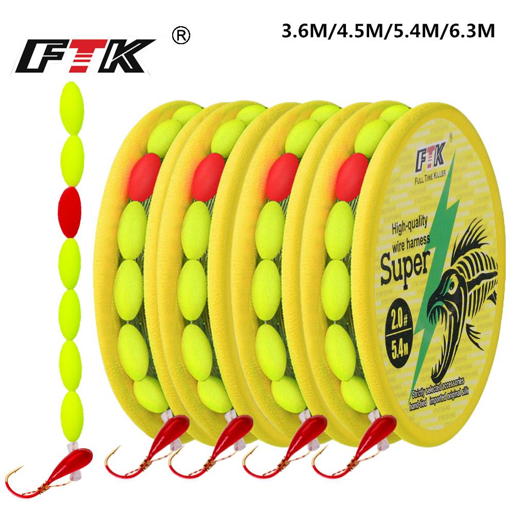 

FTK 4шт Нейлоновая леска рыболовный поплавок рыболовная леска набор рыболовных инструментов рыболовные принадлежности рыболовный поплавок рыболовство 3.0#