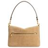 Coach Tabby 26 Signature Hardware Suede And Calfskin Medium Shoulder Bag Women handbags Brass Sand CAN13-B4SN