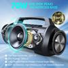 70W Bluetooth Speaker, IPX6 Waterproof and Dustproof, Loud Volume, W-KING Portable Stereo Speaker [Party Lights, Microphone Port, 42 Hours of