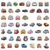50 Cute Style Cartoon Car Doodle Stickers Suitcase Waterproof Decorative Stickers Children's Hand Account Stickers