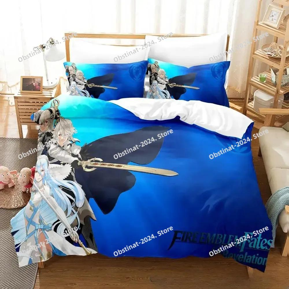 Comforter Game Fire Emblem Engage Bedding Set Comforter Bed Set King Queen Twin Size Boys Girls Adult