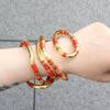 Alloy Bendable Snake Necklace Gold Color Bracelet New Flexible Choker  Jewelry Accessories