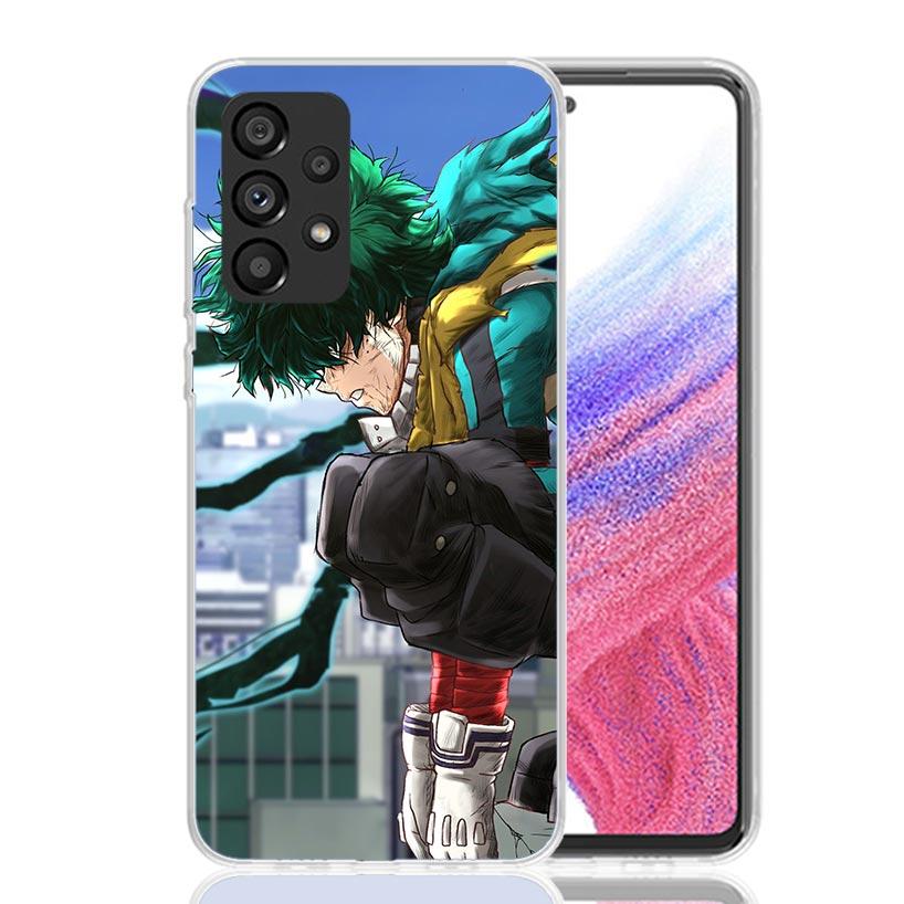 Midoriya Izuku Deku MHA My Hero Phone Case For Samsung Galaxy A52 A42 A32 A22 A12 A02S A72 A51 A41 A31 A21S A50S A71 A40 A30S A1