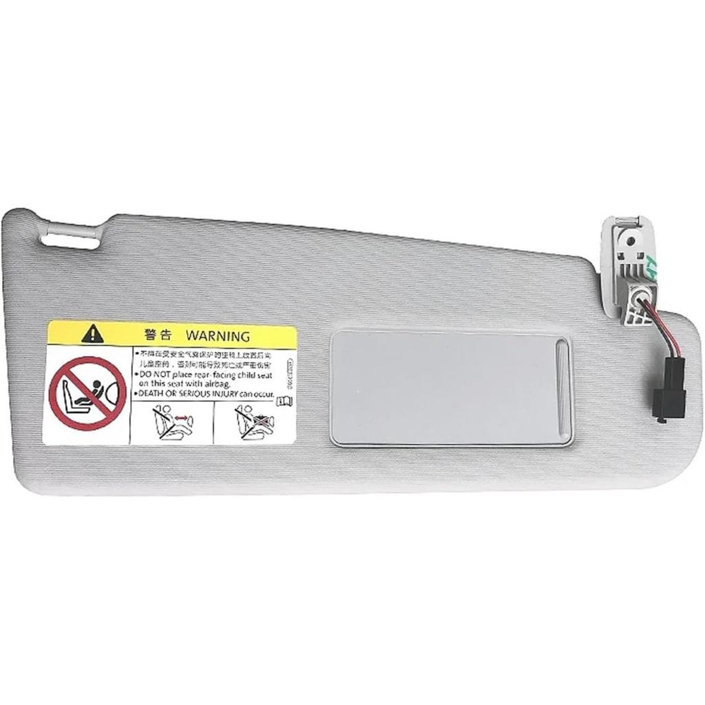 Compatible for VW Mk5 Golf 5 2005-2011 Golf 6 Volkswagen Passat B6 B7 Cc 2010-18 Sunvisor with Mirror Front Visor Car Accessories(Left Beige)