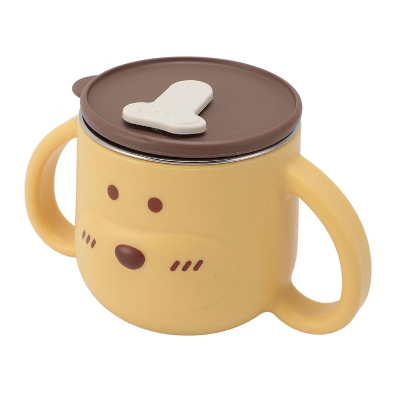 Barnisolering 316L Rostfritt Stål Kopp gul