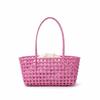 Large Capacity Hollow Out Tote Lightweight Handmade Handbag Woven Basket Bag  Poolside Picnic