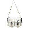 Large Capacity Nylon Crossbody Bag for Women Multiple Pockets Casual Shoulder Bag Elegant Monochromatic
