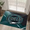 Philadelphia Eagles Design Kristall-Samt-Teppich Gemütlich Nicht?Rutschfester Teppich mit Aufdruck für Schlafzimmer Wohnzimmer Eingang
