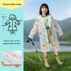 Reusable Full-Length Women's Raincoat for Outdoor Use