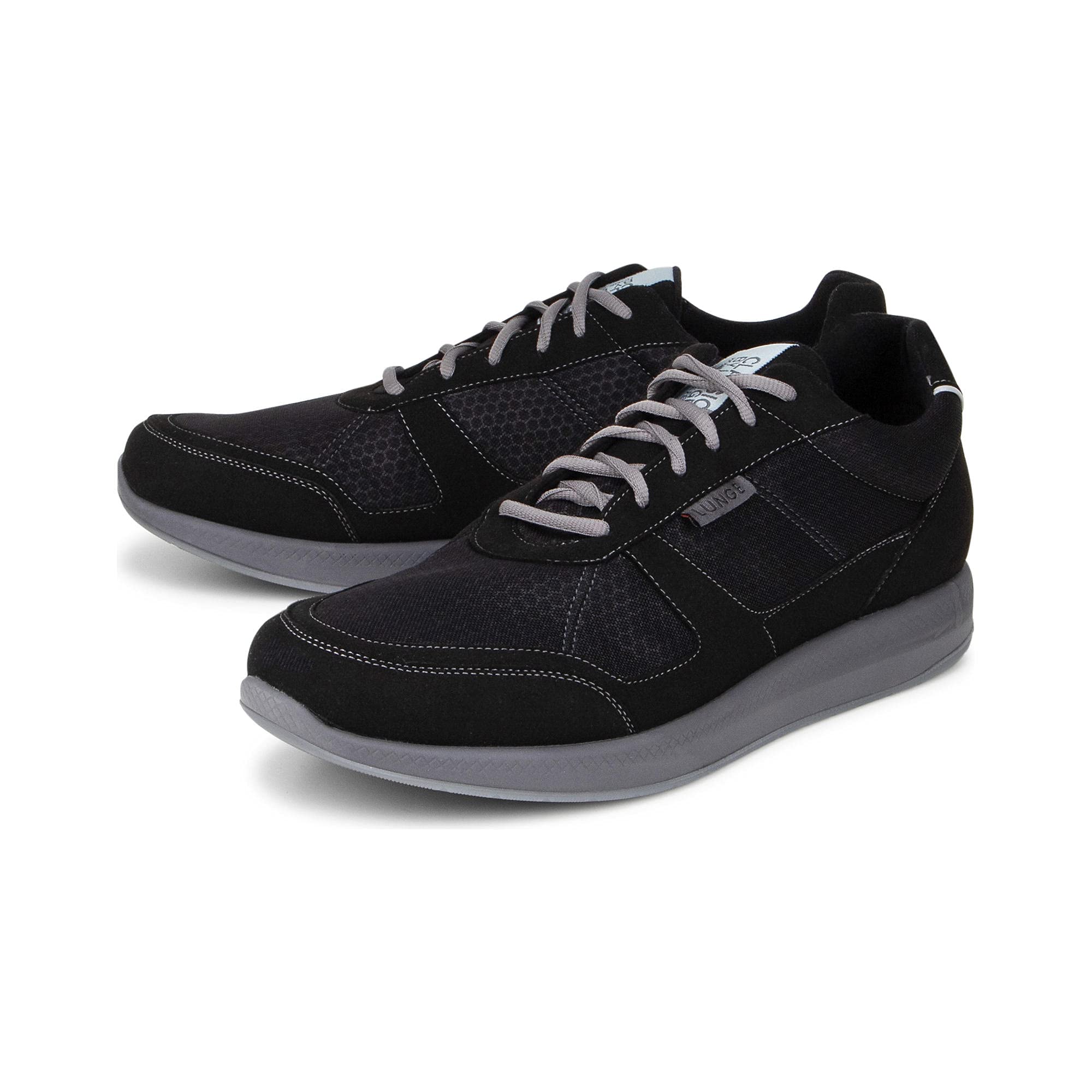 

Sneakers German Trainer Shoes Walking cm [Lunge] [STR220] [STR220] Men s [LLG] Lakritze(Black)_Grey 25.5