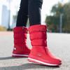 Dámské velké střední bavlněné boty zahuštěné teplé ležérní velké bavlněné boty zimní boty do sněhu Protiskluzové a voděodolné