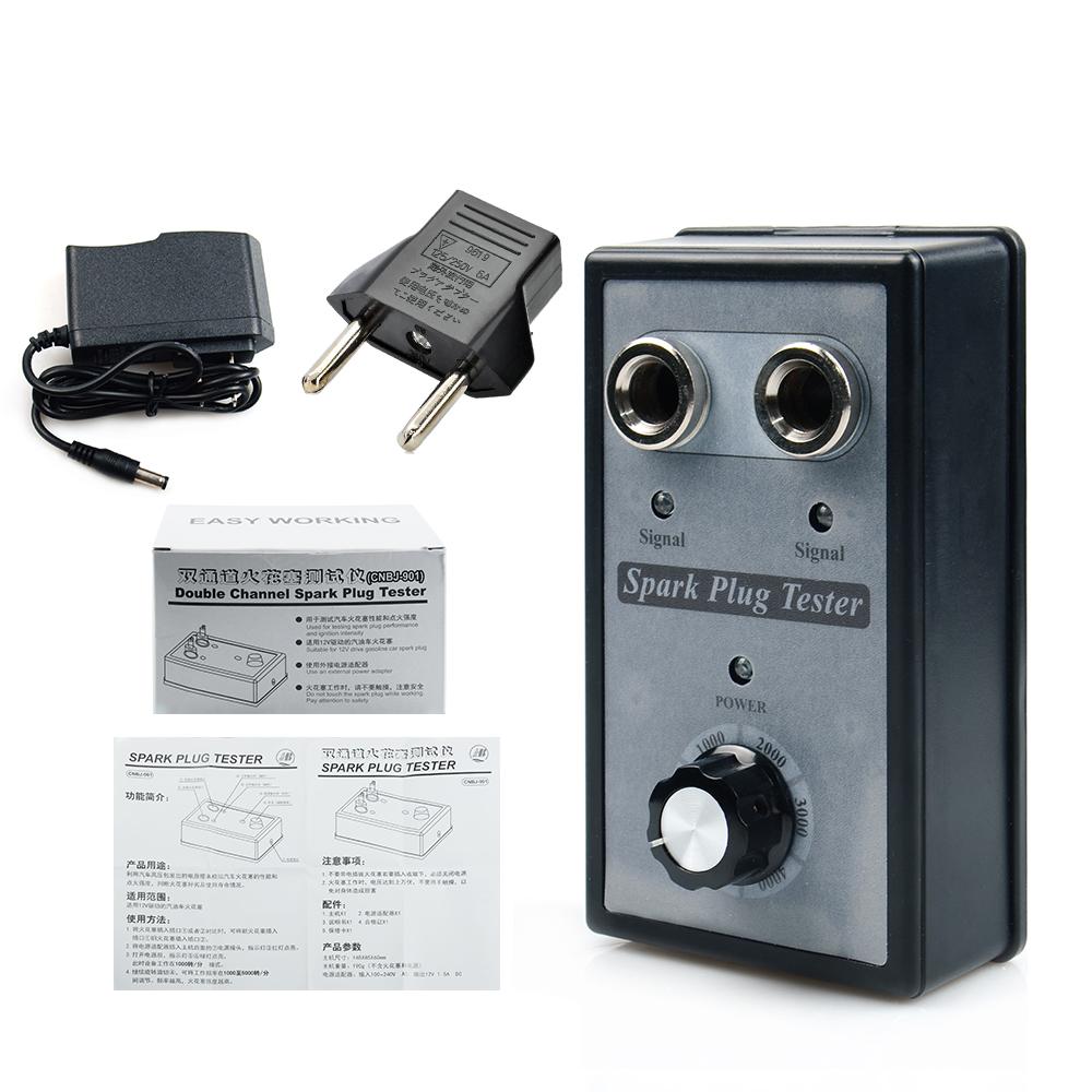 2025 Car Tester Spark Plug Ignition Analyzer Starter Test LED Indicator Coil Detector Diagnostic Tools Automotive Accessories