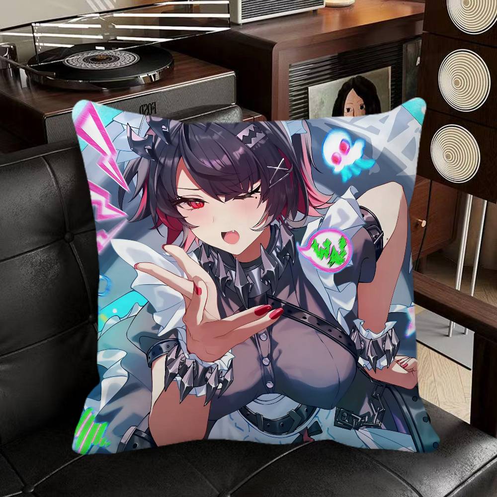 Ellen Joe Zenless Zone Zero Game Pillow Case Square Pillow Bedroom Sofa Leisure Comfort Cushion Car Home Decoration