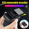 Car Toll Pass Holder Adhesive Sticky Etc Bracket Adhesive Removable Easy Installation Compact Toll Pass Holder For Windshield