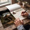 2027 Daily Life Calendar Monthly Wall Calendar with Funny Scenes for Cryptozoology Enthusiasts