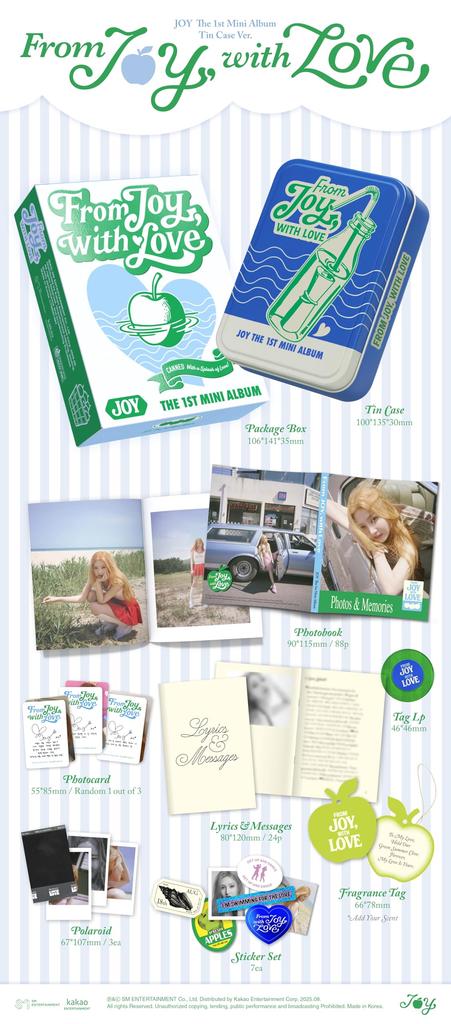 [Regular Import Disc] JOY [From JOY, with Love] (Tin Case Ver.) (Korean Edition) (Korean Edition)