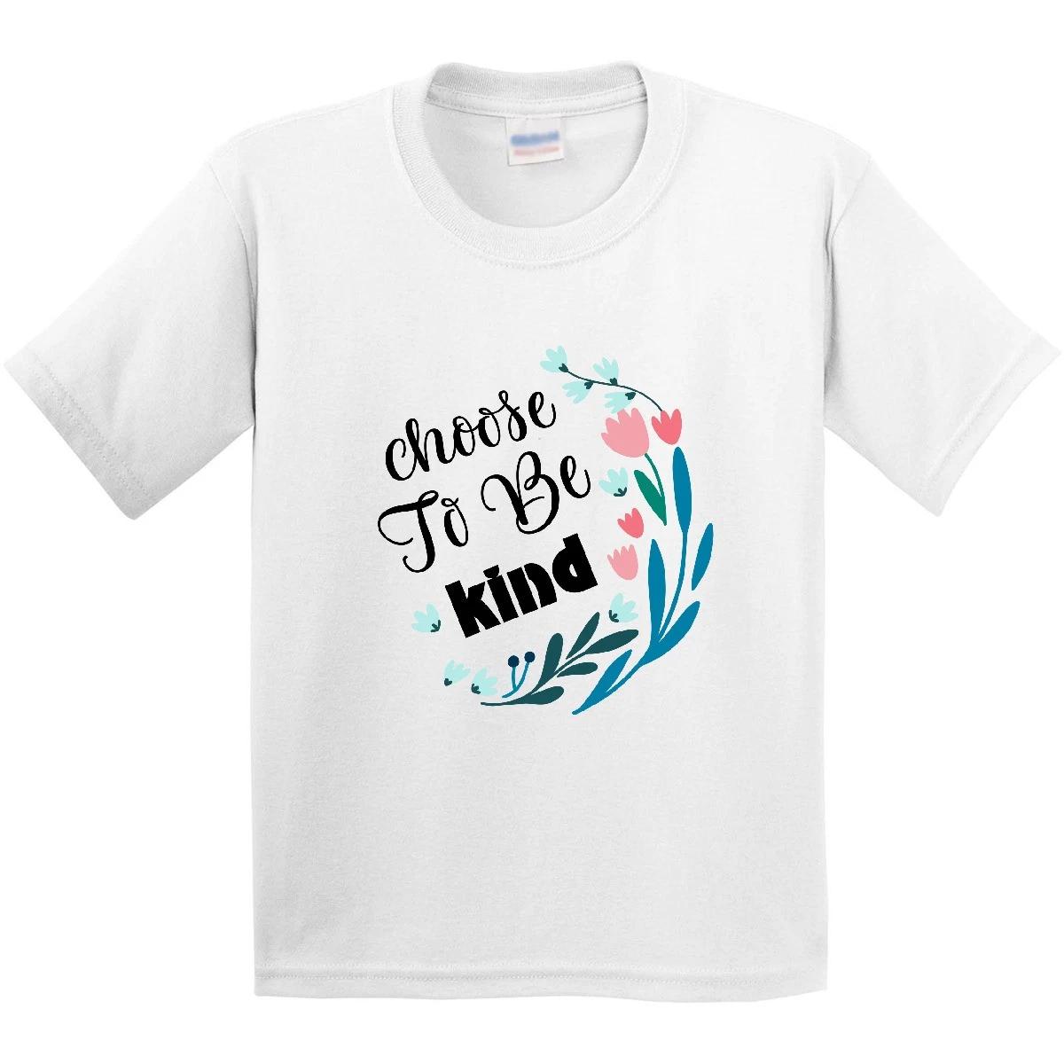 Inktastic Choose To Be Kind Youth T-Shirt Kindness Inspirational Motivational 160
