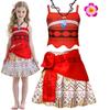 Moana Nuovo Vestito Vestiti da Principessa per Bambine Travestimento Bambini Collana Vaiana Maialino Pulcino Costume Carnevale Estivo per Bambini 2-10A