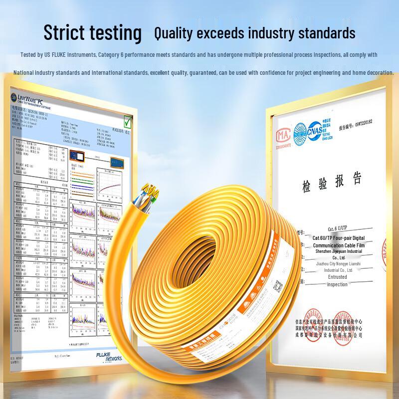 

CHOSEAL Cat6 Unshielded Copper Ethernet Cable 305m