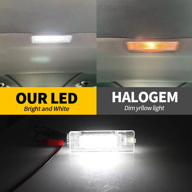 1pc/2pcs LED Trunk Light Luggage Compartment Lamps For Seat Cordoba 2002-2009 Altea 2004-up Altea XL 2006-2009 OEM#: 1KD947101