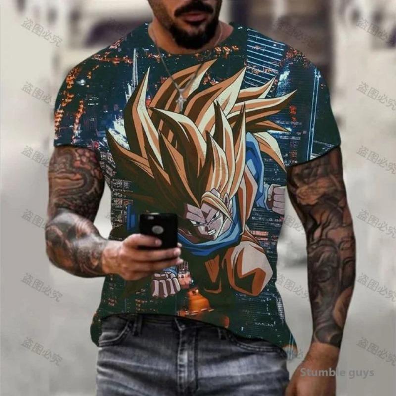 

Kids Super Saiyan Men s Dragon Ball Tshirt Boys T-Shirt Teen Clothes Goku Kakarot Vegeta Streetwear Shirt XXS