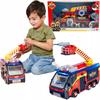 Brandweerman Sam Grote Brandweerwagen Jupiter Met Ladder 2 Poppetjes Licht Geluid