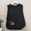 A Vest Style Apron with Two Deep Pockets,  Suitable for Use In The Kitchen, Cooking, Painting, Gardening, Office, Pet Shops, Coffee Shops KTY