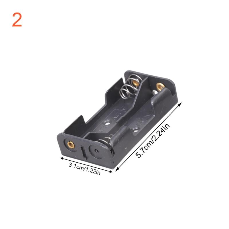 Compact 2A Battery Holder With Solderable Contacts Lightweight Design For Flashlights Portable Electronics