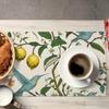 4pc S, Home Kitchen Placemats, Lemon Woodpecker Pattern Placemats, Kitchen Dining Table Room Fashion Home Decor