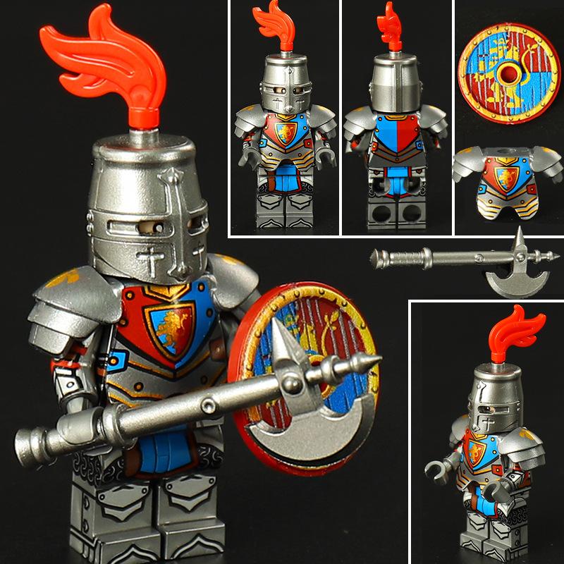 ST36731-3733 medieval castle knights assembling building block toys