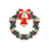 Reindeer & Santa Snowflake Christmas Napkin Rings - Festive Wreath Holders for Hotel Decoration, Bestseller