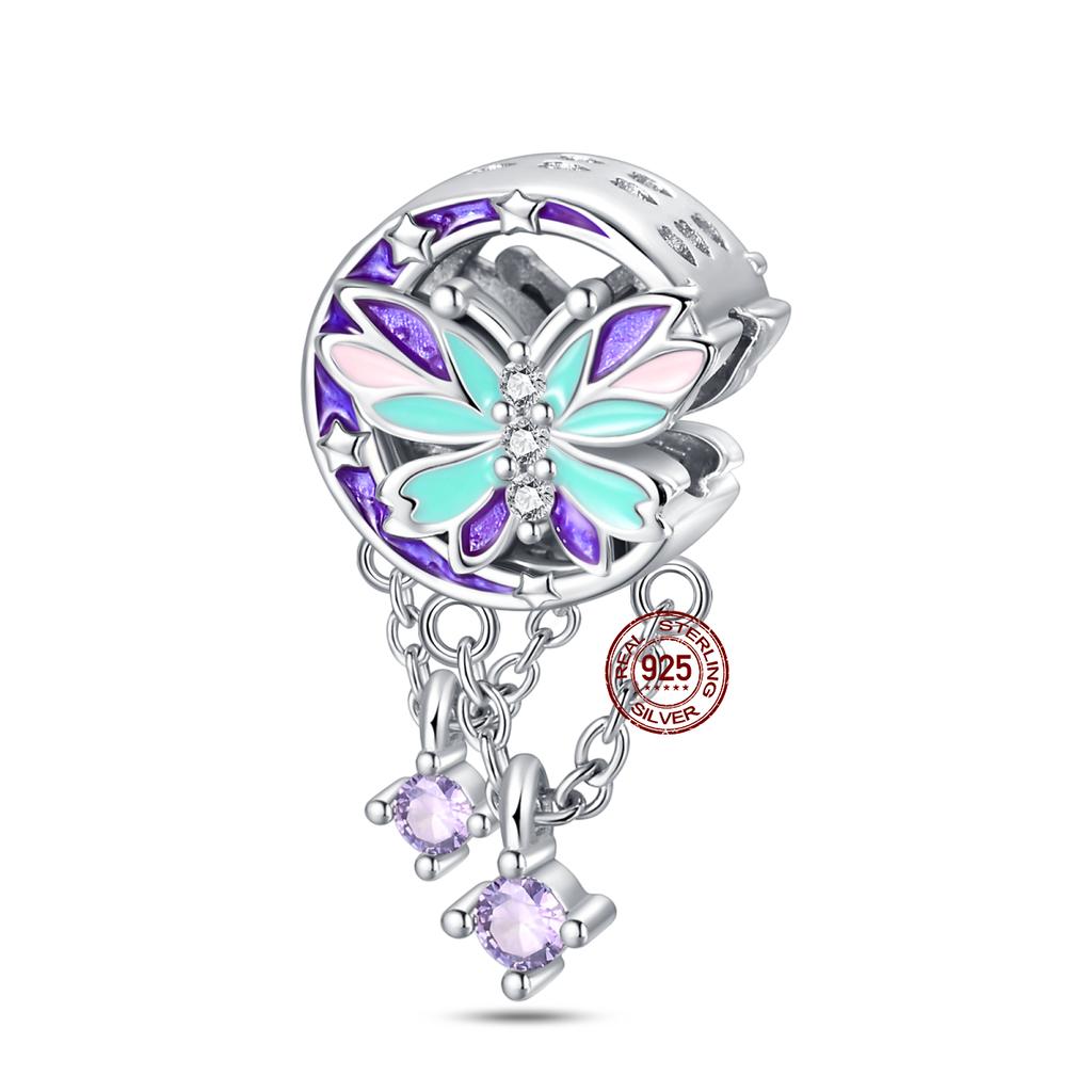 New Copper Butterfly Design Classic Series Charm Beads Suitable Fit 3Mm Original Bracelet Diy Jewelry