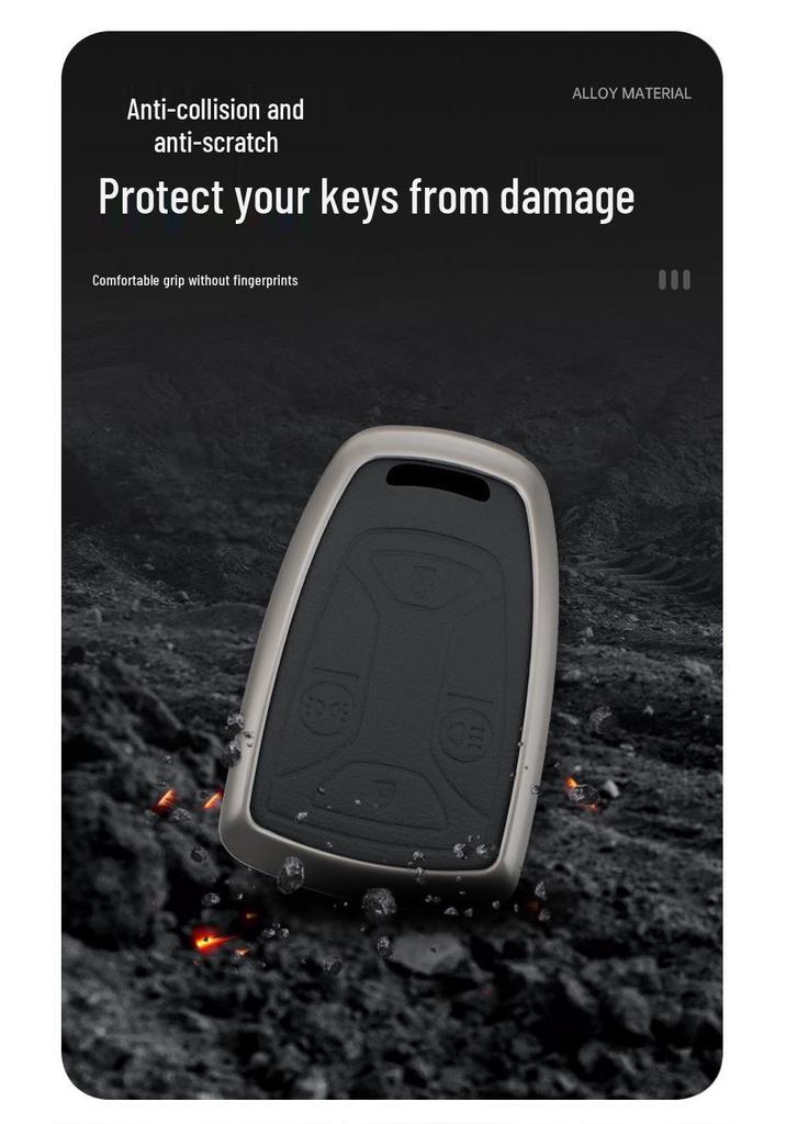Scania Heavy Duty Truck Tractor Key Cover for R, G, P, S Series - Metal Shell Buckle Remote Control