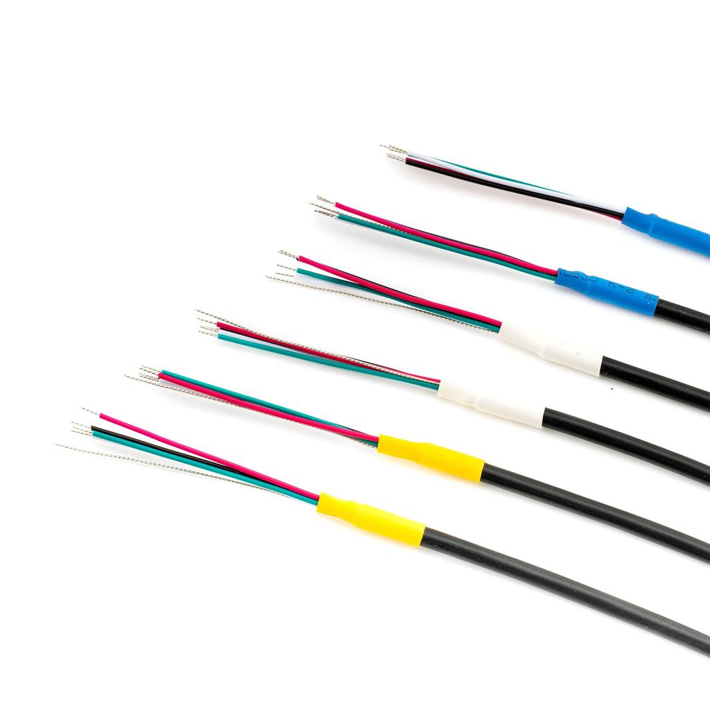 Musiclily Pro 26AWG Tin-Plated 4-Core Shielded Circuit Hook-Up Wire for Humbucker Pickups, 45cm (Pack of 6)