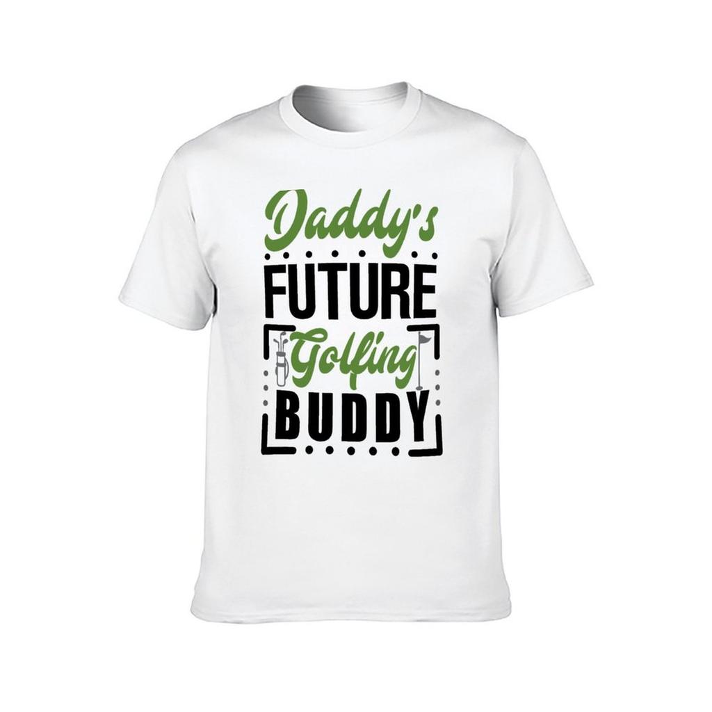 Daddys zukünftiger Golfkumpel T-Shirt Mann T-Shirts für Männer Herren T-Shirt Baumwolle 100% T-Shirt